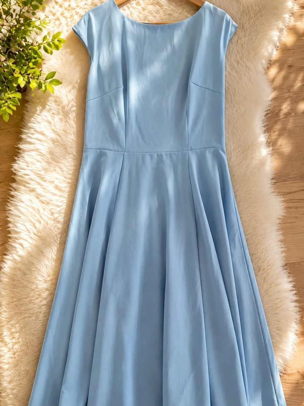 Classic Light Blue Girls' A-Line Formal Dress